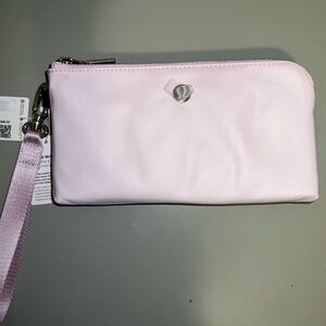 Lululemon Curved Light Pink Wristlit